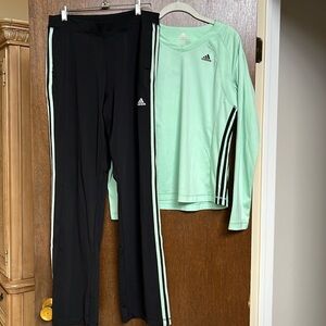 Adidas pants matching pantsuit